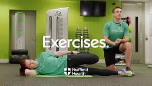 Lying quad stretch
