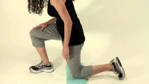 Kneeling hip flexor stretch