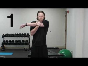 Cross arm stretch